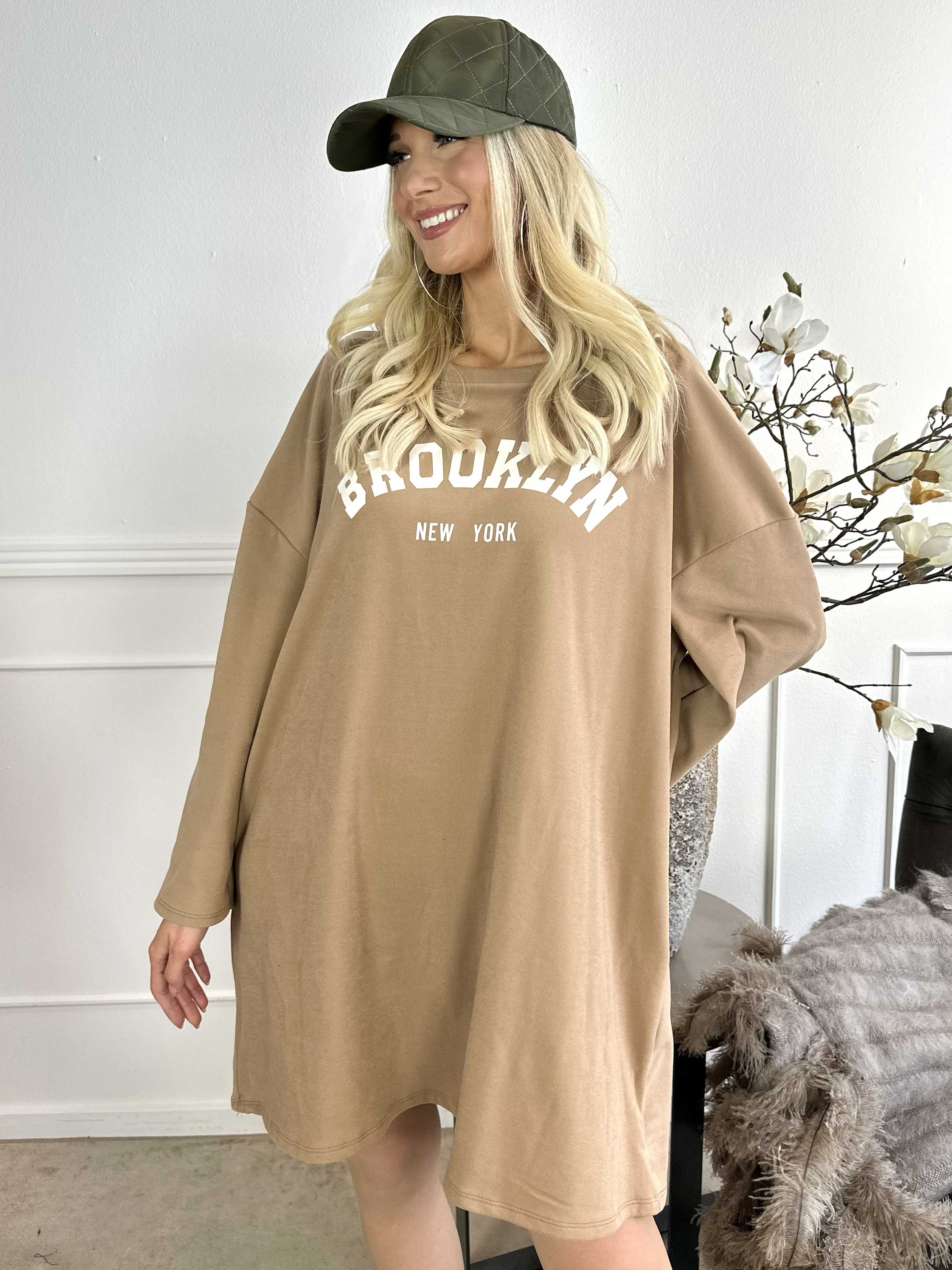 Thalia - Meget blød sweatshirt med brooklyn stående